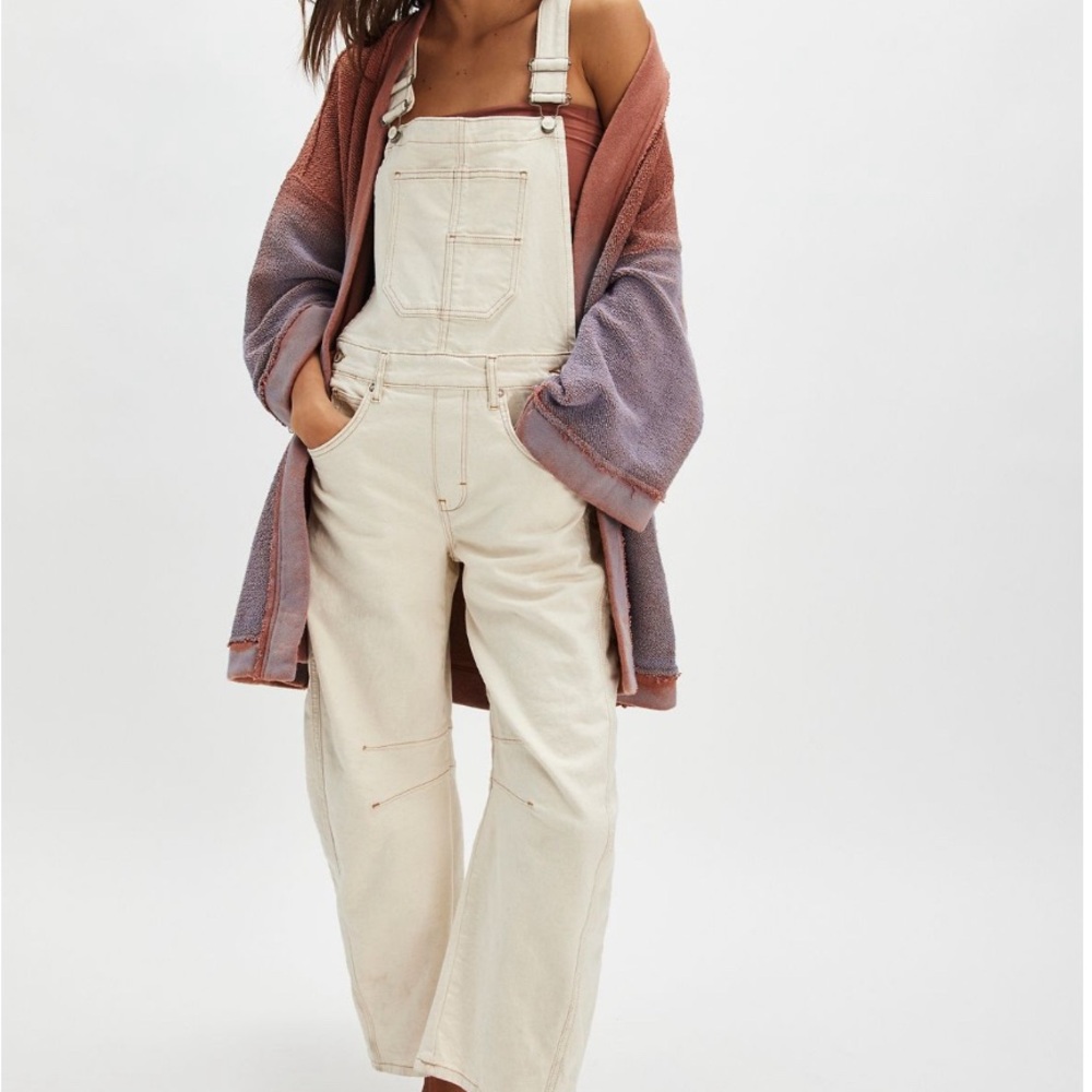 We The Free Good Luck Barrel Overalls